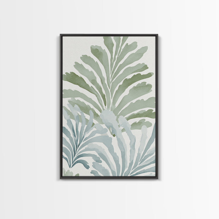 Botanical Fern Study Canvas Print, Dental Office Art, Dental Office Decor, Office Decor, Fine Art, Calm, Science Art, DOA-2x3-27