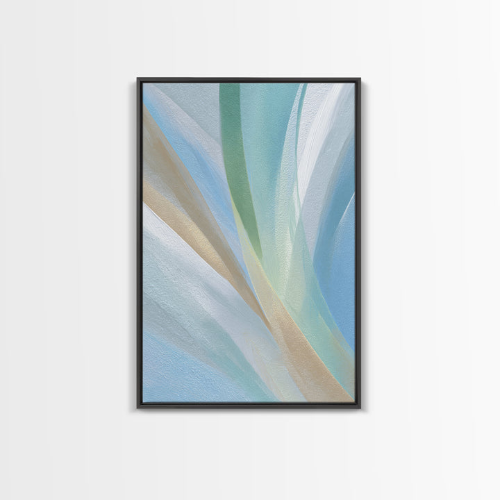 Simple Rainbow Pastel Shapes for Children Canvas Print, Dental Office Art, Gallery Decor, Office Decor, Abstract Art, Calm, DOA-2x3-29