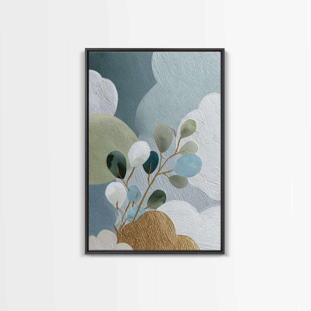 Playful Tooth Shaped Character Canvas Print, Dental Office Art, Art Print, Office Decor, Fine Art, Calm, Unique Wall Art, DOA-2x3-86