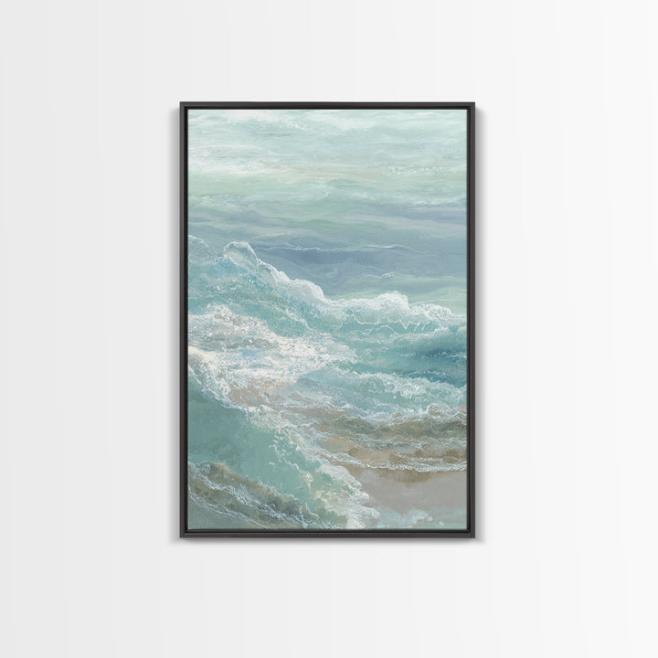 Calming Abstract Ocean Waves Canvas Print, Dental Office Art, Wall Decor, Office Decor, Fine Art, Calm, Contemporary Art, DOA-2x3-9
