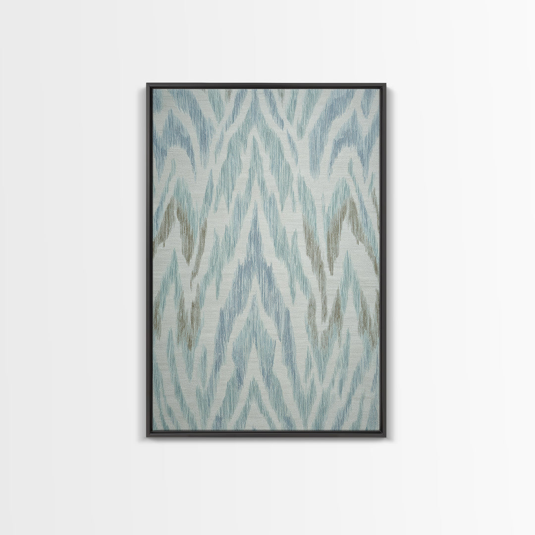 Abstract Water Ripple Pattern Framed Canvas Print, Dental Office Art, Room Decor, Office Decor, Abstract Art, Calm, DOA-2x3-93