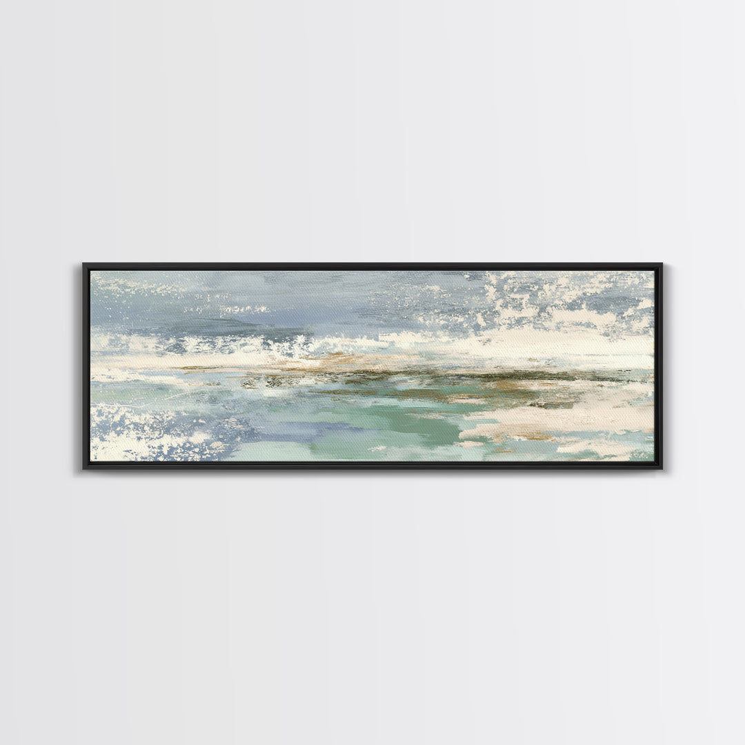 Minimal Smile Curve Abstract Canvas Print, Dental Office Art, Office Decor, Abstract Art, Calm, Medical Office Decor, DOA-3x1-21