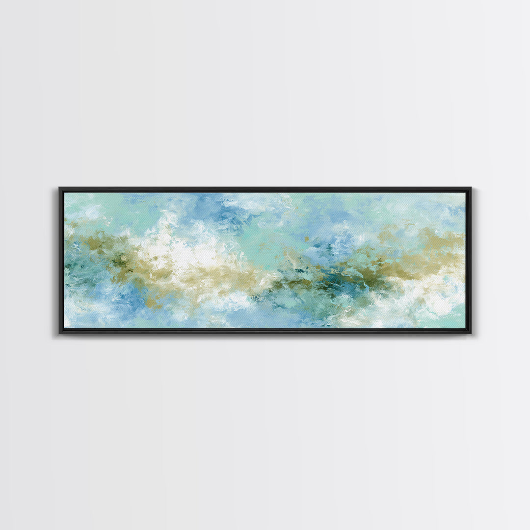 Abstract Water Ripple Pattern Canvas Print, Dental Office Art, Poster, Office Decor, Calm, Dental Art, Digital Artwork, DOA-3x1-29