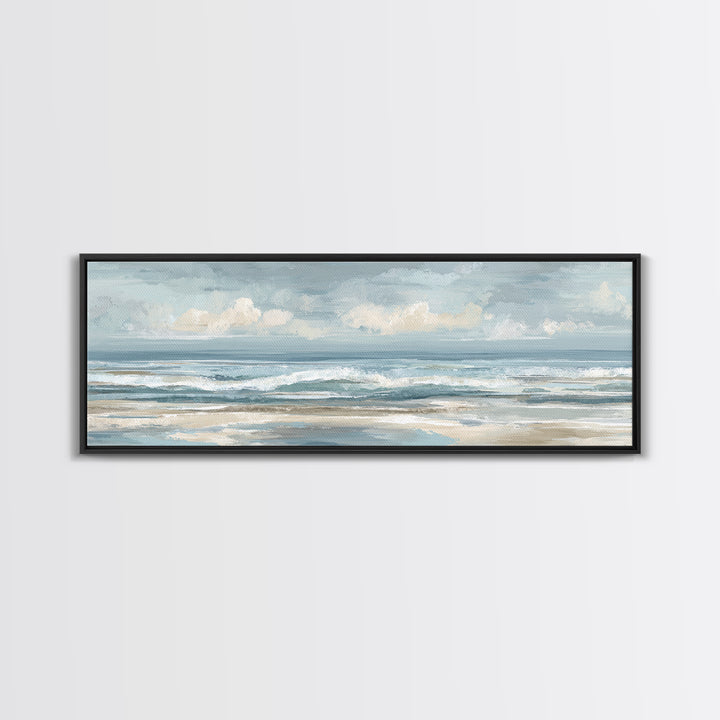 Calming Abstract Ocean Waves Canvas Print, Dental Office Art, Dental, Office Decor, Watercolor Art, Calm, Tooth Art, DOA-3x1-41