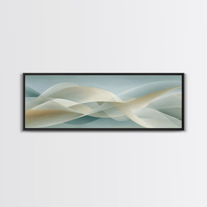 Minimal Smile Curve Abstract Canvas Print, Dental Office Art, Office Decor, Abstract Art, Calm, Medical Office Decor, DOA-3x1-45