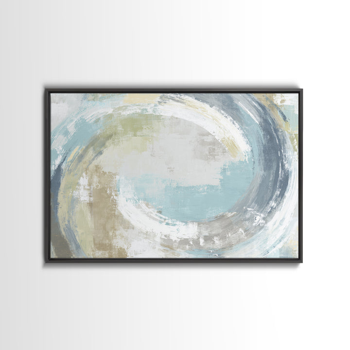 Minimal Smile Curve Abstract Framed Canvas Print, Dental Office Art, Motivational Poster, Office Decor, Abstract Art, Calm, DOA-3x2-81