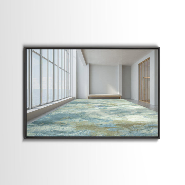Abstract Water Ripple Pattern Canvas Print, Dental Office Art, Dental Office Decor, Office Decor, Fine Art, Calm, Science Art, DOA-3x2-89