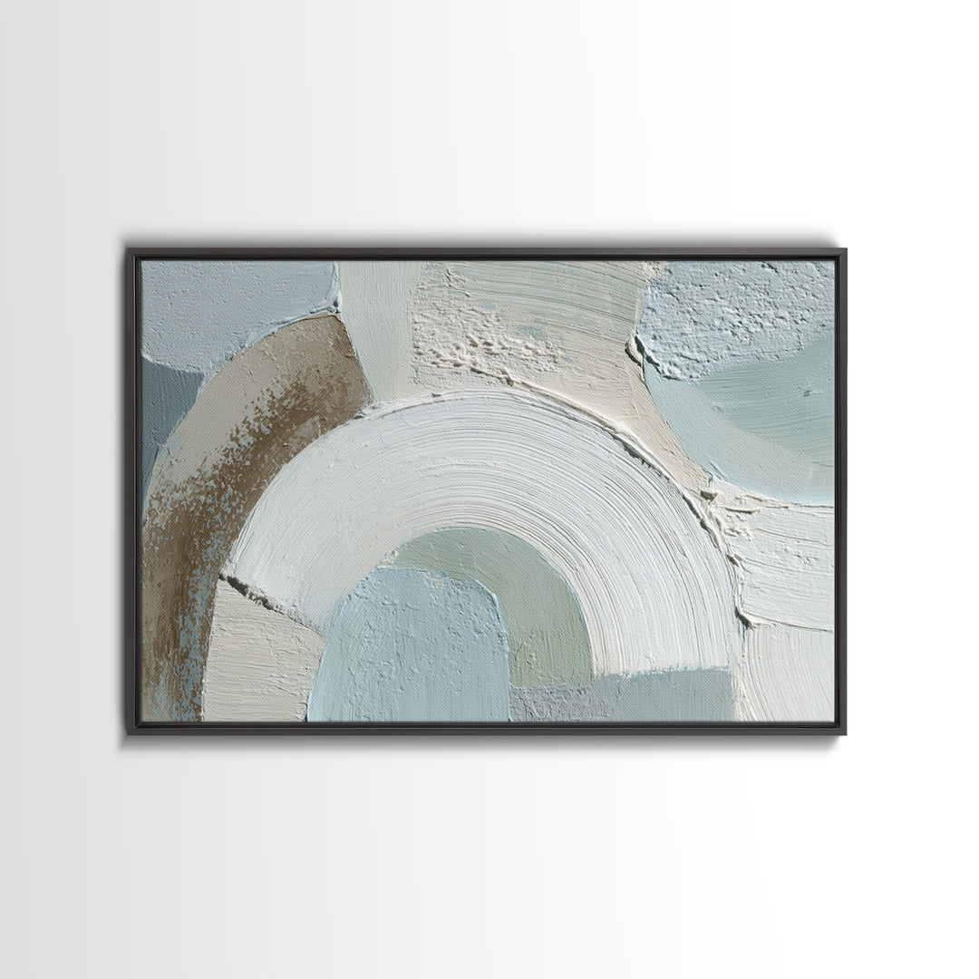Light Scandinavian Abstract Arches Canvas Print, Dental Office Art, Dental Art, Office Decor, Fine Art, Calm, Dental Gift, DOA-3x2-93