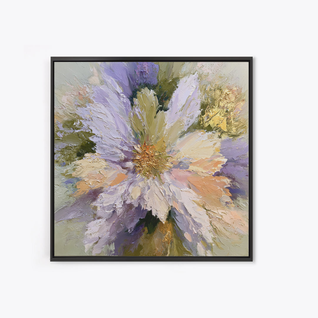Large Floral Centerpiece Framed Canvas Print, Dining Room Art, Kitchen Art, Dining Room Decor, Oil Painting, Dining, DRA-1x1-2