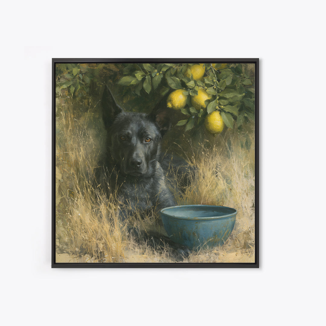Italian Lemon Branch Canvas Print, Dining Room Art, Modern Decor, Dining Room Decor, Fine Art, Dining, Home Decor, Fall Decor, DRA-1x1-77