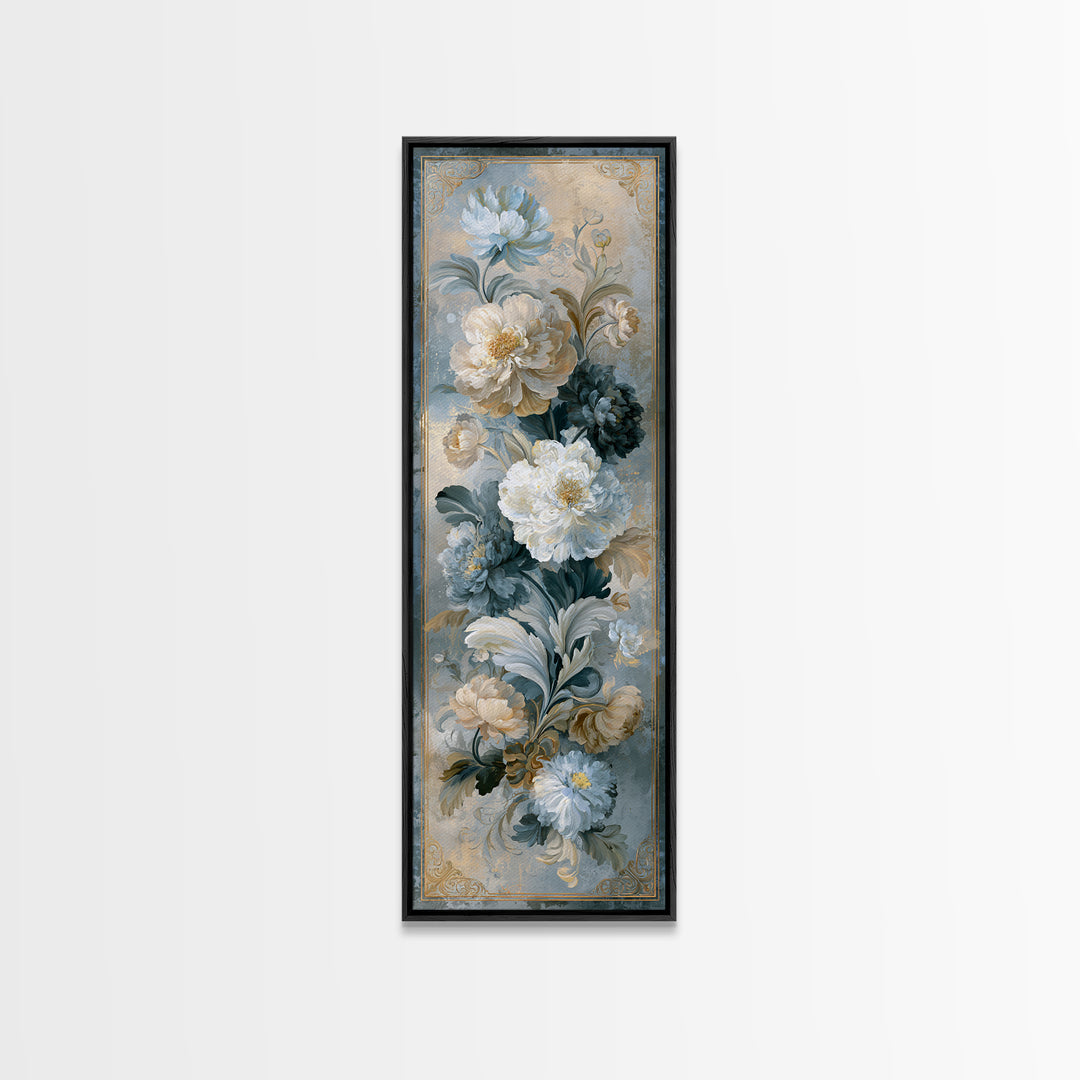 Classic Dutch Feast Arrangement Canvas Print, Dining Room Art, Wall Art, Dining Room Decor, Oil Painting, Dining, Printable Art, DRA-1x3-55