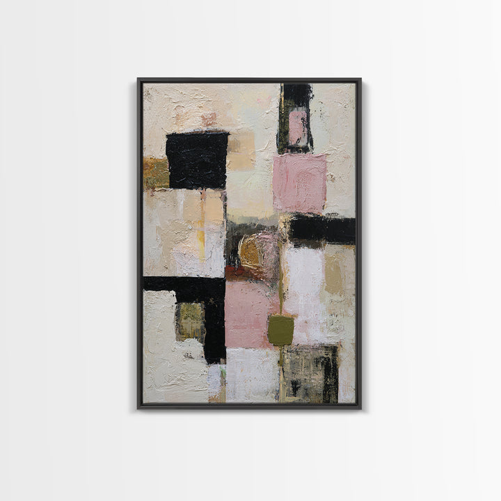 Abstract Composition in Appetite Friendly Warm Tones Canvas Print, Dining Room Art, Fine Art Print, Dining Room Decor, Dining, DRA-2x3-12