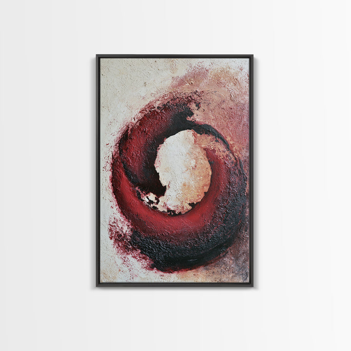 Abstract Red Wine Swirl Canvas Print, Dining Room Art, Boho Decor, Dining Room Decor, Fine Art, Dining, Printable Wall Art, DRA-2x3-50