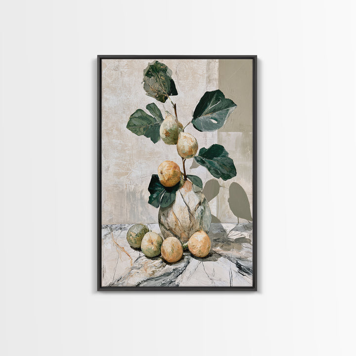 Figs on Marble Canvas Print, Dining Room Art, Printable Art, Dining Room Decor, Dining, Coastal Wall Art, Coastal Decor, DRA-2x3-7