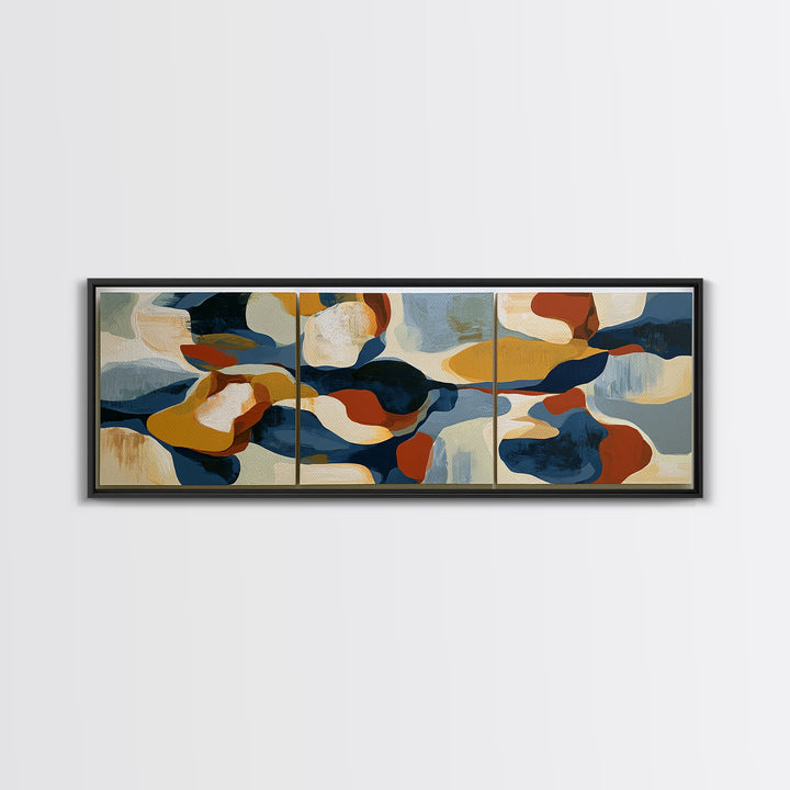 Abstract Composition in Appetite Friendly Warm Tones Canvas Print, Dining Room Art, Print, Dining Room Decor, Fine Art, Dining, DRA-3x1-92