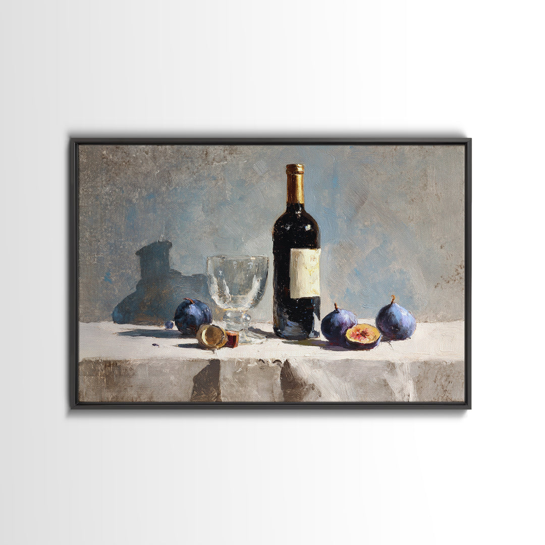 Modern Kitchen Herbs Framed Canvas Print, Dining Room Art, Canvas Art, Dining Room Decor, Watercolor Art, Dining, DRA-3x2-13