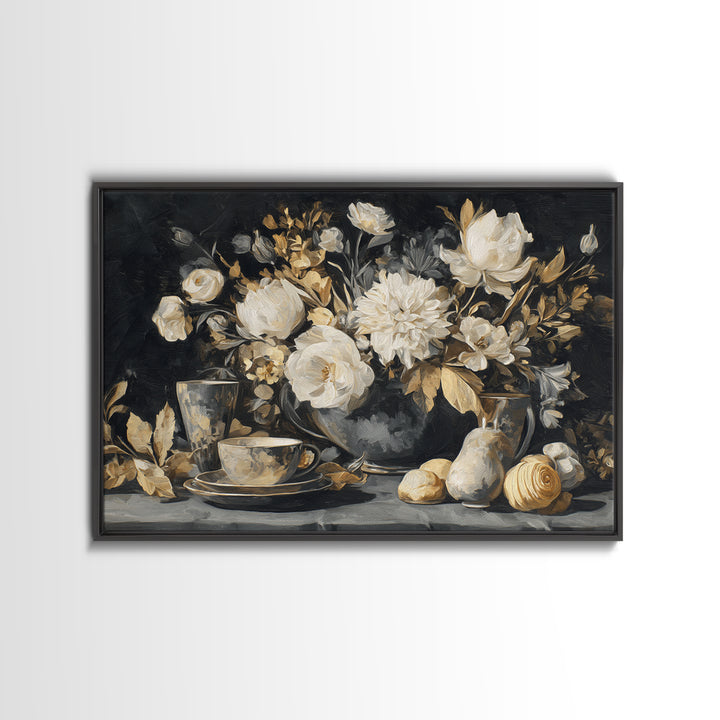 Figs on Marble Canvas Print, Dining Room Art, Fall Decor, Dining Room Decor, Fine Art, Dining, Kitchen Art, Living Room Decor, DRA-3x2-3