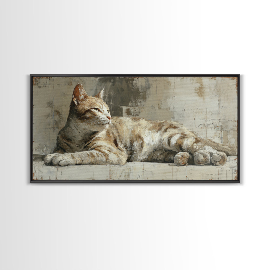 Abstract Mask with Playful Textures Framed Canvas Print, Eclectic Art, Wall Decor, Living Room Decor, Fine Art, Eclectic, ECL-2x1-40