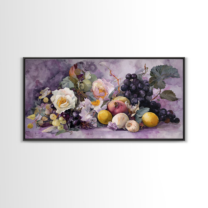 Bohemian Patchwork Landscape Canvas Print, Eclectic Art, Contemporary Art, Living Room Decor, Fine Art, Eclectic, ECL-2x1-44