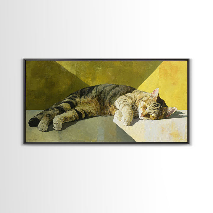 Whimsical Chair Still Life Canvas Print, Eclectic Art, Oil Painting, Living Room Decor, Fine Art, Eclectic, Dopamine Decor, ECL-2x1-58