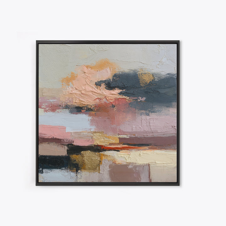 Stormy Landscape Painted Canvas Print, Expressionist Art, Original Art, Living Room Decor, Fine Art, Expression, Modern Art, EXP-1x1-3