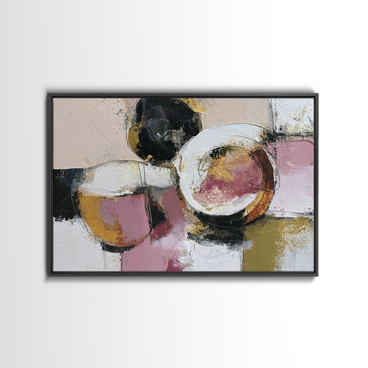 Bold Still Life of Fruit Canvas Print, Expressionist Art, Blue Wall Art, Living Room Decor, Abstract Art, Expression, EXP-3x2-21