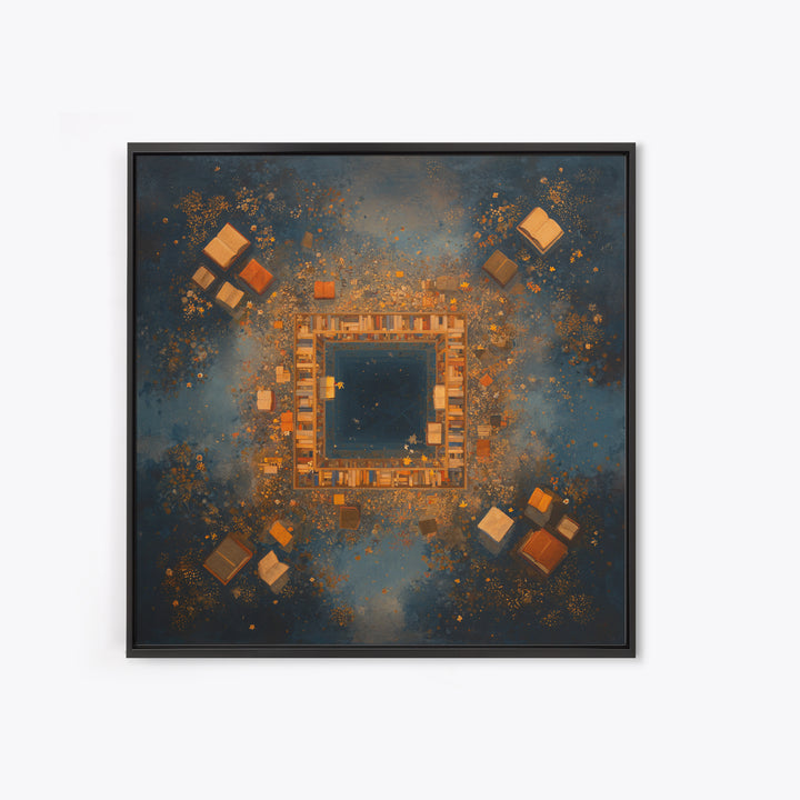 Sorceress Holding a Sphere of Starlight Framed Canvas Print, Fantasy Art, Gallery Decor, Living Room Decor, Fine Art, Mythic, FAN-1x1-41
