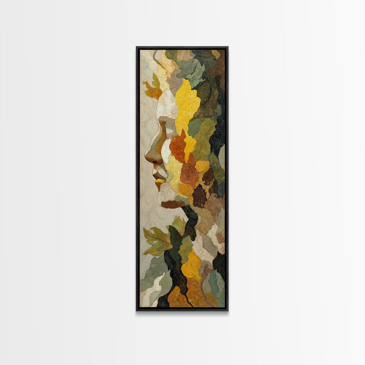 Faerie Market under Giant Mushrooms Canvas Print, Fantasy Art, Painting, Living Room Decor, Oil Painting, Mythic, Gothic Art, FAN-1x3-27
