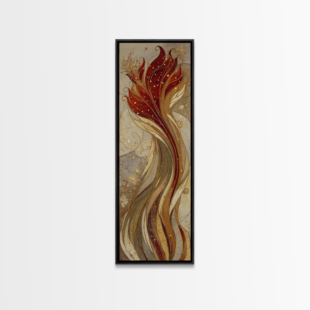 Sorceress Holding a Sphere of Starlight Framed Canvas Print, Fantasy Art, Modern Decor, Living Room Decor, Fine Art, Mythic, FAN-1x3-29