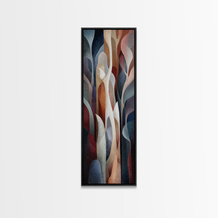 Faerie Market under Giant Mushrooms Canvas Print, Fantasy Art, Whimsical Art, Living Room Decor, Abstract Art, Mythic, FAN-1x3-51