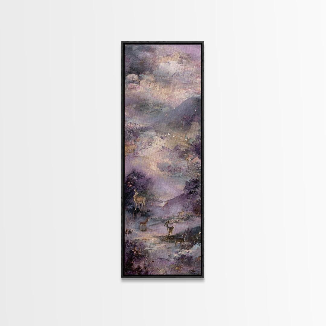 Ancient Map Landscape Canvas Print, Fantasy Art, Prints, Living Room Decor, Oil Painting, Mythic, Fairy Art, Fantasy Art Prints, FAN-1x3-73