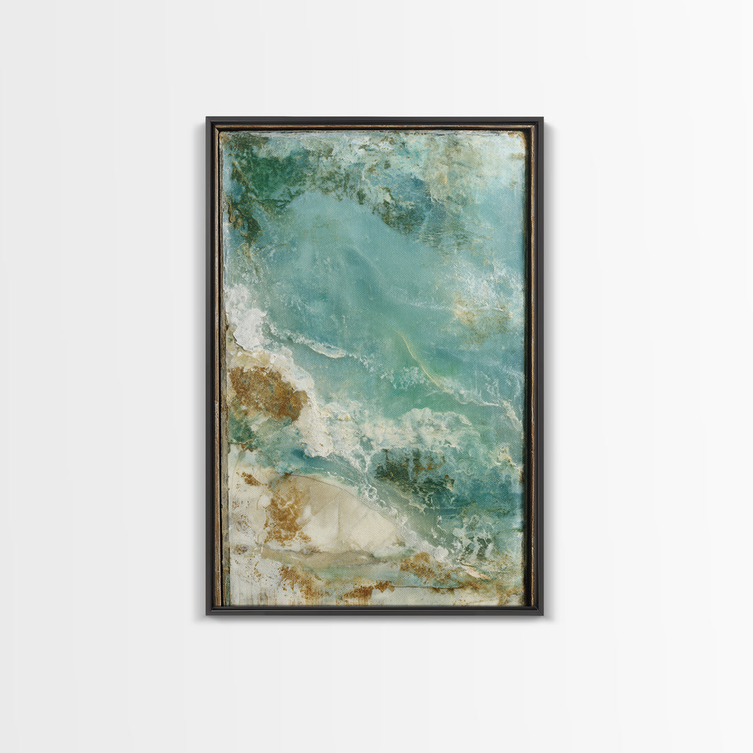 Angelic Warrior with Radiant Wings Framed Canvas Print, Fantasy Art, Textured Painting, Living Room Decor, Fine Art, Mythic, FAN-2x3-55