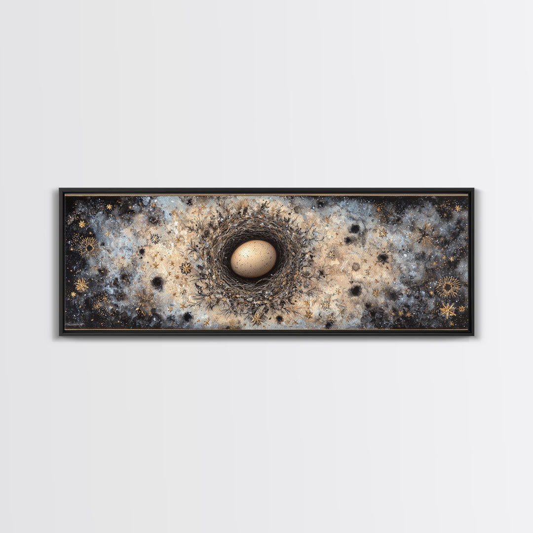 Dragon Egg Nest Canvas Print, Fantasy Art, Digital Art, Living Room Decor, Mythic, Fantasy Art Prints, Fantasy Wall Art, FAN-3x1-38