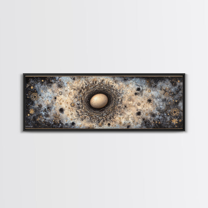 Dragon Egg Nest Canvas Print, Fantasy Art, Digital Art, Living Room Decor, Mythic, Fantasy Art Prints, Fantasy Wall Art, FAN-3x1-38