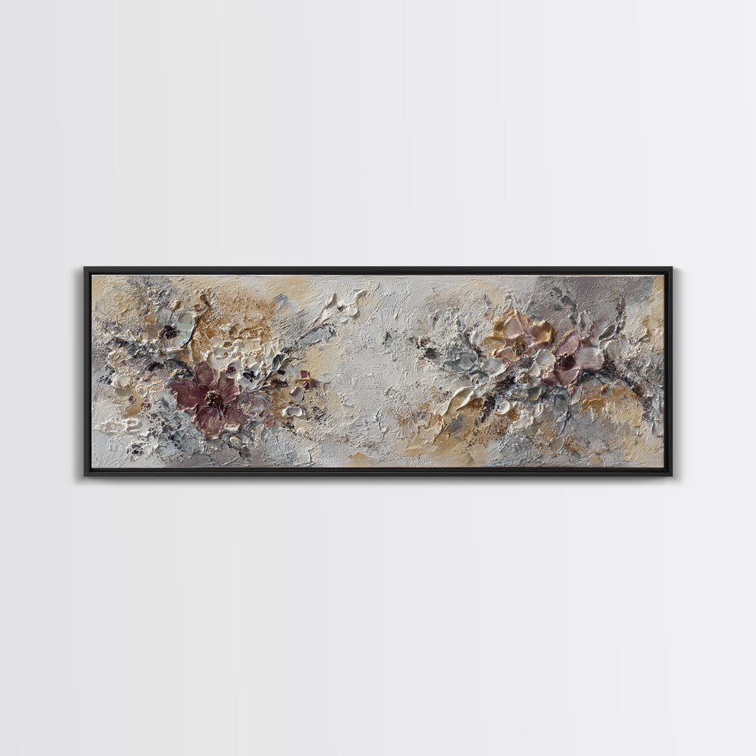 Floating Island with Waterfalls and Ancient Ruins Canvas Print, Fantasy Art, Art, Living Room Decor, Fine Art, Mythic, FAN-3x1-43