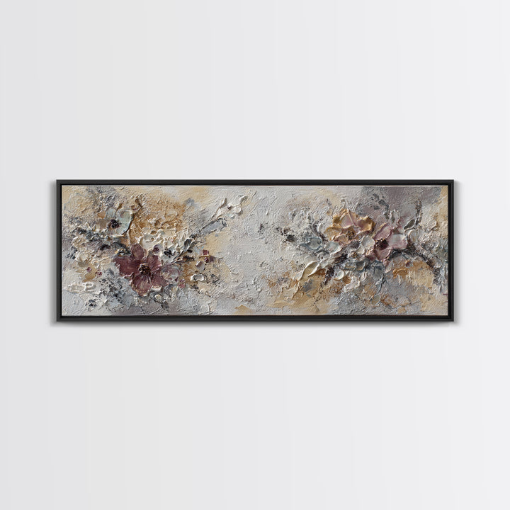 Floating Island with Waterfalls and Ancient Ruins Canvas Print, Fantasy Art, Art, Living Room Decor, Fine Art, Mythic, FAN-3x1-43