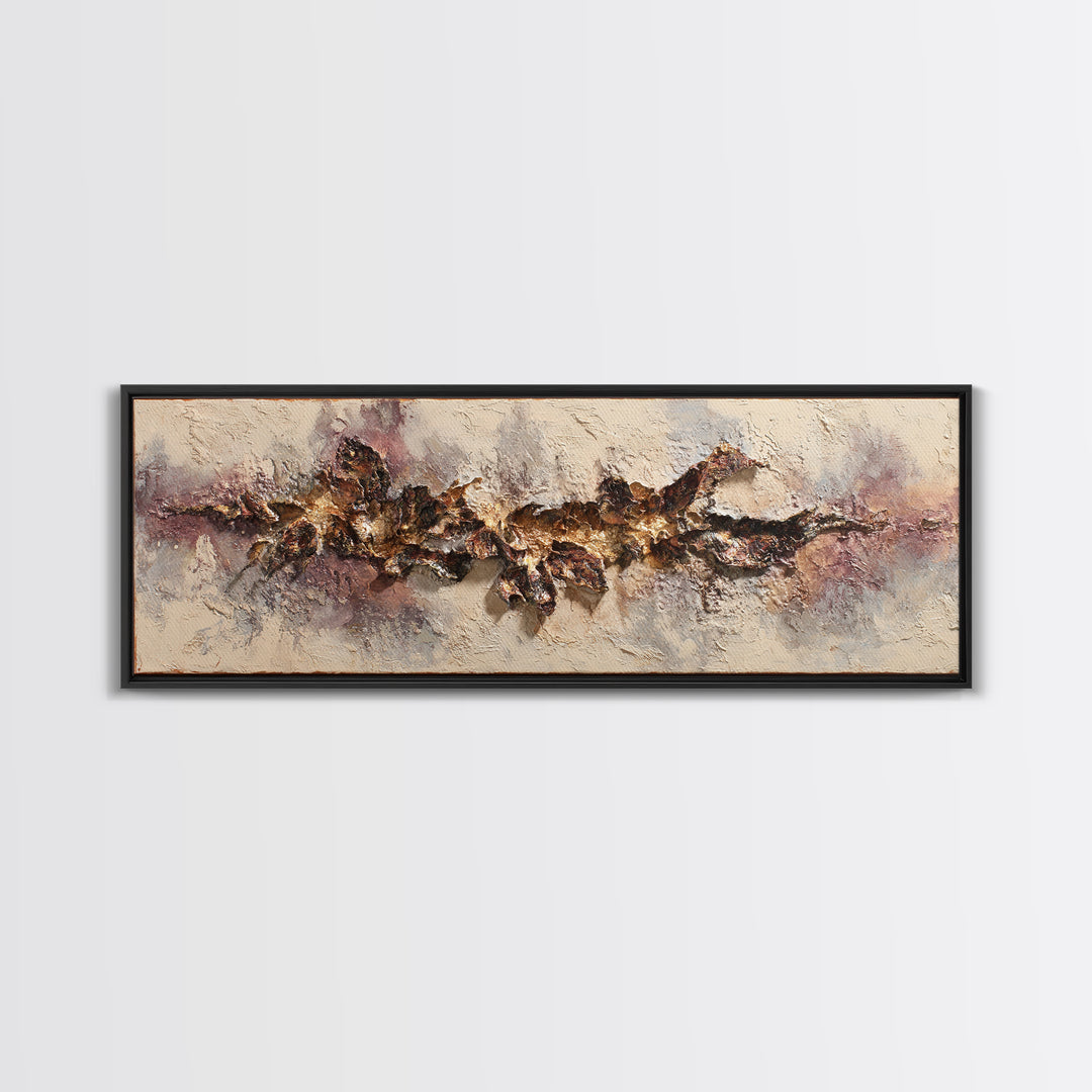 Giant Tree City Filled Framed Canvas Print, Fantasy Art, Surreal Art, Living Room Decor, Fine Art, Mythic, Luxury Decor, FAN-3x1-73