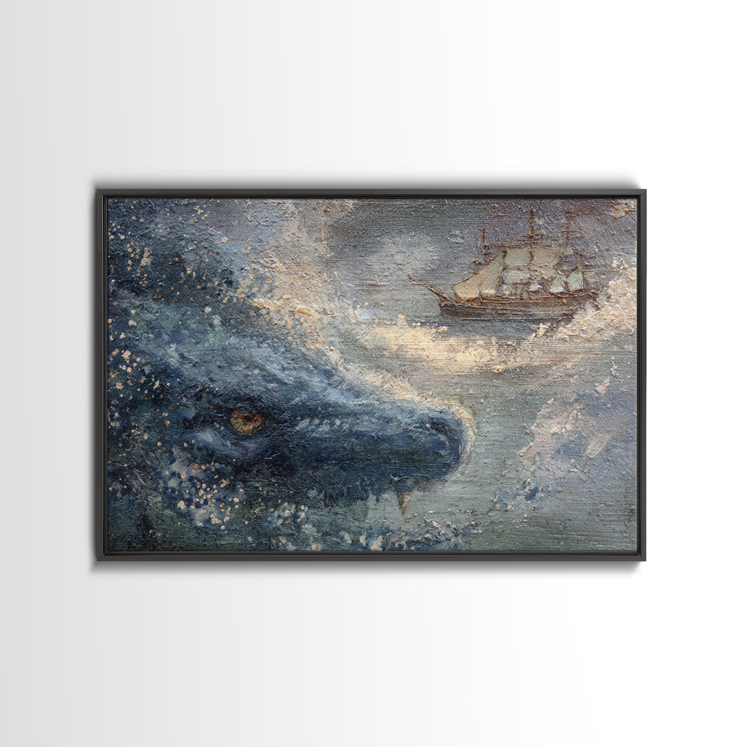 Ancient Map Landscape Canvas Print, Fantasy Art, Gothic Art, Living Room Decor, Fine Art, Mythic, Sensual Fantasy Art, FAN-3x2-17