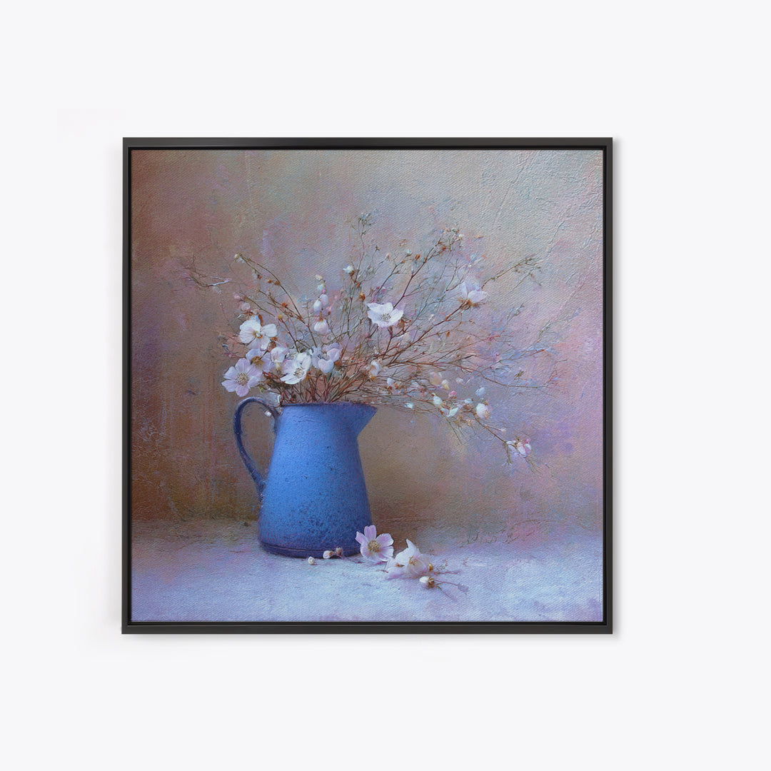 Rooster Painted in Cheerful Folk Colors Framed Canvas Print, Farmhouse Art, Sage Green Wall Art, Farmhouse Decor, Harvest, FAR-1x1-52