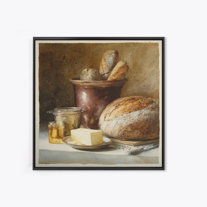 Old Milk Can Framed Canvas Print, Farmhouse Art, Gallery Wall, Farmhouse Decor, Abstract Art, Harvest, Art Print, Room Decor, FAR-1x1-84