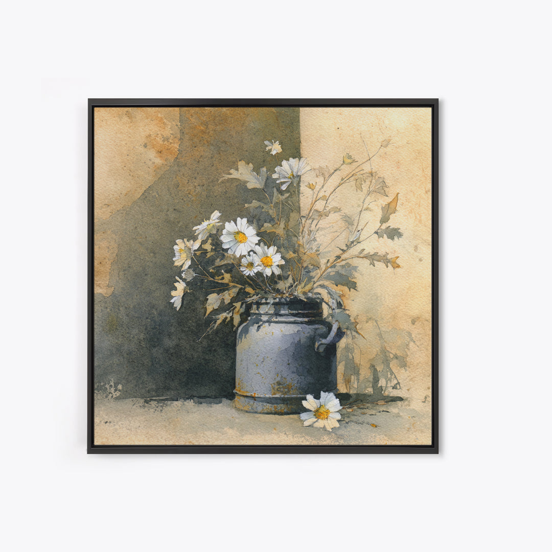 Farm Dog Lying Beside Weathered Boots Canvas Print, Farmhouse Art, Downloadable Art, Farmhouse Decor, Fine Art, Harvest, FAR-1x1-9