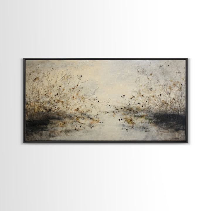 Black and White Sheep Framed Canvas Print, Farmhouse Art, Farmhouse Wall Decor, Farmhouse Decor, Harvest, Fine Art Print, FAR-2x1-100