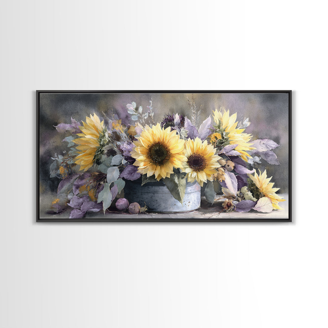 Goat Portrait with Playful Expression Framed Canvas Print, Farmhouse Art, Fine Art Print, Farmhouse Decor, Fine Art, Harvest, FAR-2x1-14