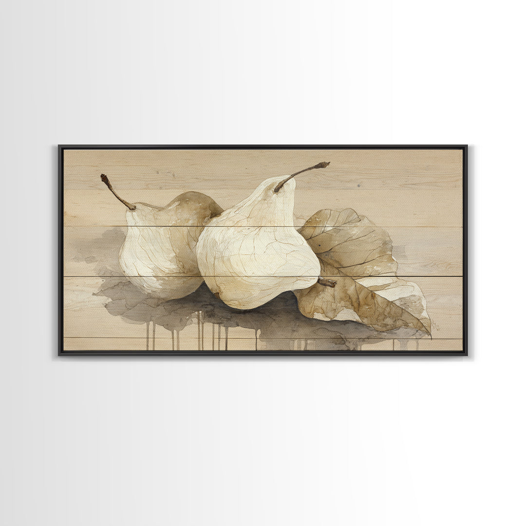 Blue Enamel Pitcher Framed Canvas Print, Farmhouse Art, Art Prints, Farmhouse Decor, Fine Art, Harvest, Sage Green Wall Art, FAR-2x1-60
