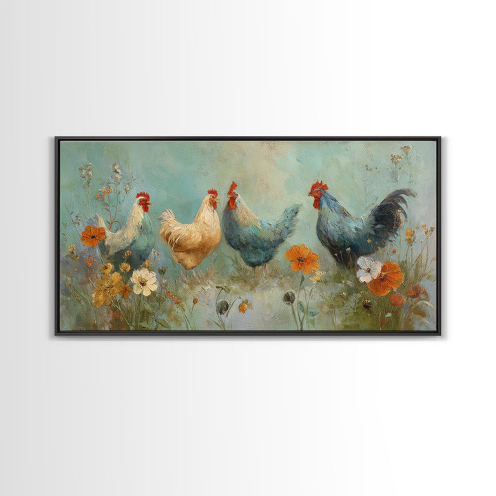 Farm Dog Lying Beside Weathered Boots Canvas Print, Farmhouse Art, Printable Wall Art, Farmhouse Decor, Oil Painting, Harvest, FAR-2x1-77