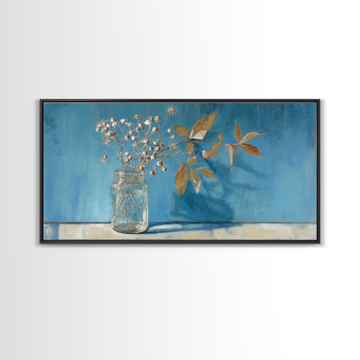 White Cow Portrait Canvas Print, Farmhouse Art, Printable Art, Farmhouse Decor, Fine Art, Harvest, Landscape Painting, FAR-2x1-93