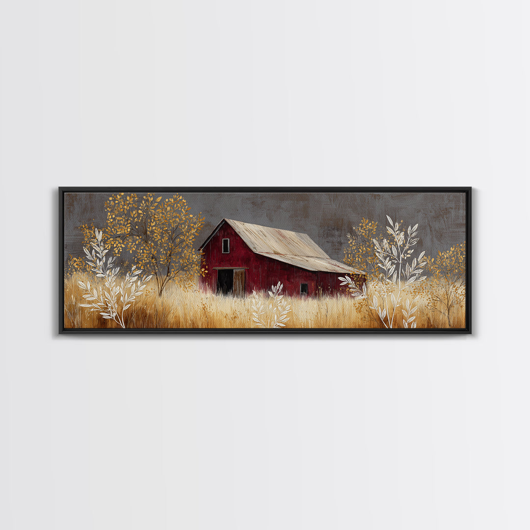 Apple Basket with Gingham Cloth Canvas Print, Farmhouse Art, Gallery Decor, Farmhouse Decor, Fine Art, Harvest, FAR-3x1-3