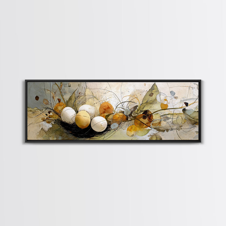 Old Milk Can Framed Canvas Print, Farmhouse Art, Room Decor, Farmhouse Decor, Abstract Art, Harvest, Printable Wall Art, FAR-3x1-52