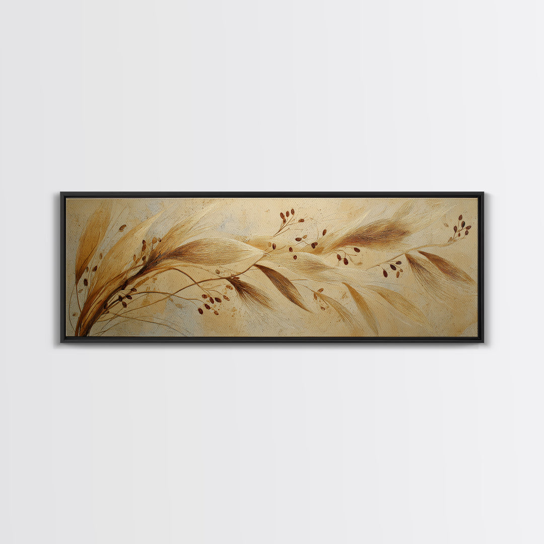 Rustic Pear Still Life on Plank Wood Framed Canvas Print, Farmhouse Art, Wall Art, Farmhouse Decor, Fine Art, Harvest, FAR-3x1-59