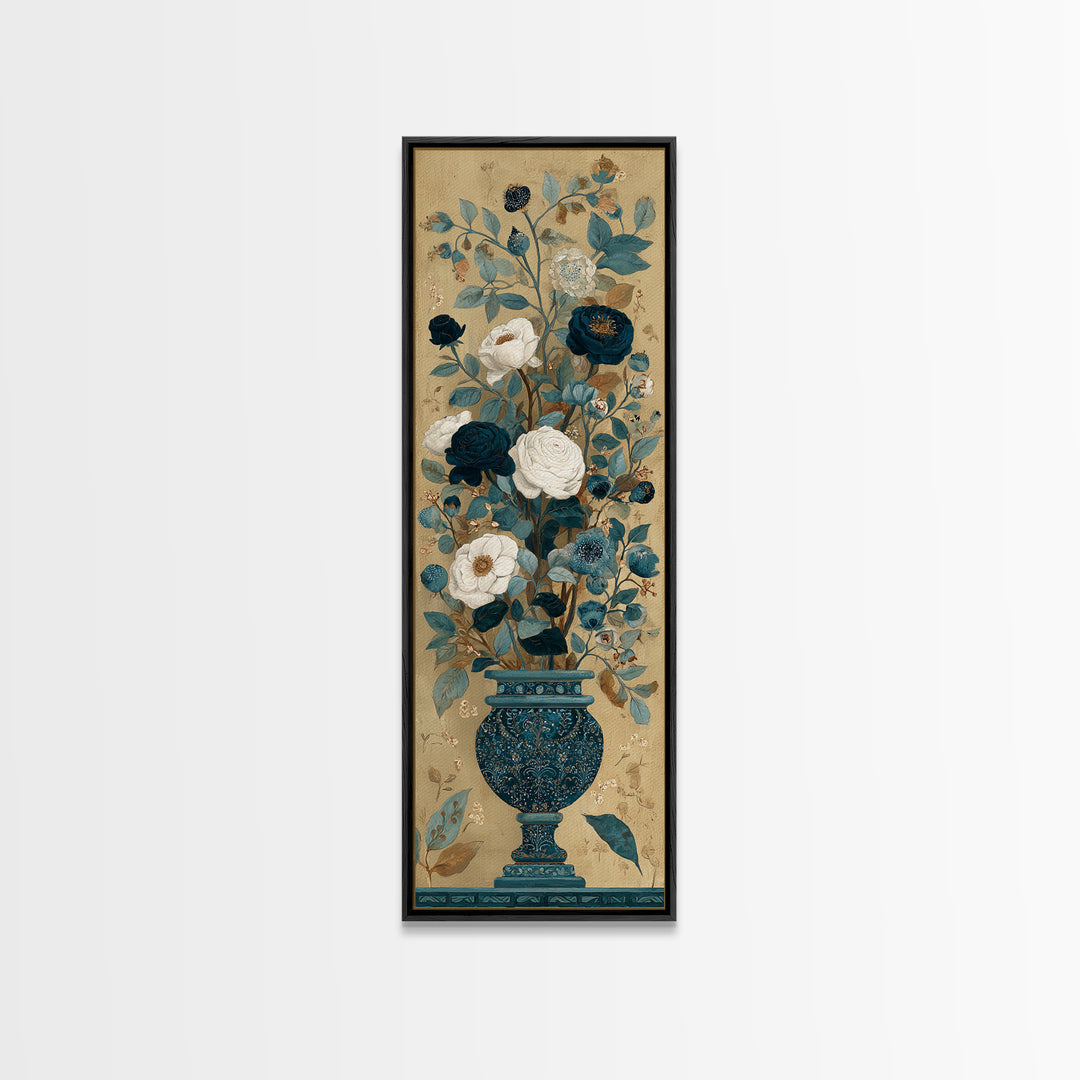 Ch Teau Garden Urn Canvas Print, French Country Art, French Country, Farmhouse Decor, Watercolor Art, Country, FCA-1x3-7